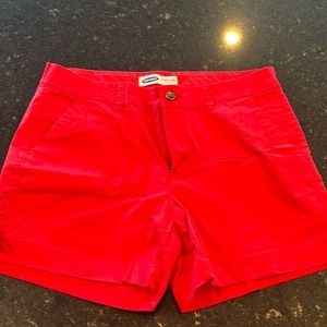 Never Worn, Old Navy, red everyday shorts, size 12, 5 inch inseam